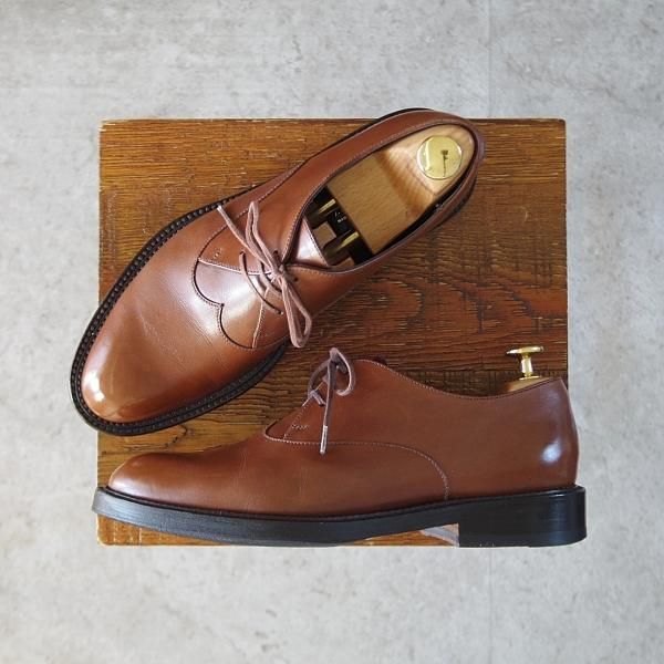 【美品】J.M. WESTON 革靴 メンズ 25cm～26cm J.M. WESTON ジェイエムウエストン レザーシューズ Cap toe