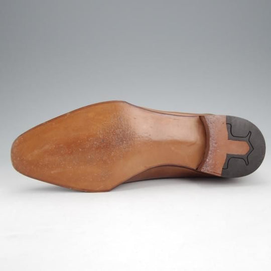 ほぼ未使用★ジョンロブ 9E【貴重★イヤーモデル(2004年)/オックスフォードシューズ】8000ラスト/カーフ/茶/メンズ/JOHN LOBB★j667