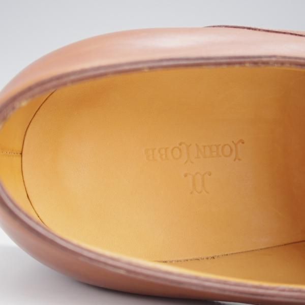 ほぼ未使用★ジョンロブ 9E【貴重★イヤーモデル(2004年)/オックスフォードシューズ】8000ラスト/カーフ/茶/メンズ/JOHN LOBB★j667