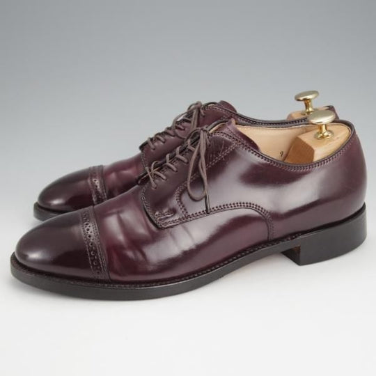 極上★オールデン 7.5D【定価￥211,200-★コードバン仕様/モディファイドラスト/56201】パンチドキャップトゥ/#8/赤茶/ALDEN★j669