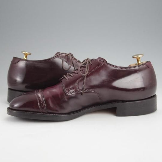 極上★オールデン 7.5D【定価￥211,200-★コードバン仕様/モディファイドラスト/56201】パンチドキャップトゥ/#8/赤茶/ALDEN★j669