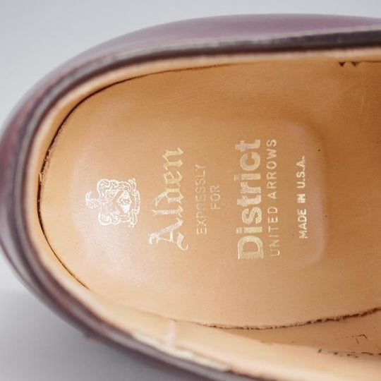 極上★オールデン 7.5D【定価￥211,200-★コードバン仕様/モディファイドラスト/56201】パンチドキャップトゥ/#8/赤茶/ALDEN★j669