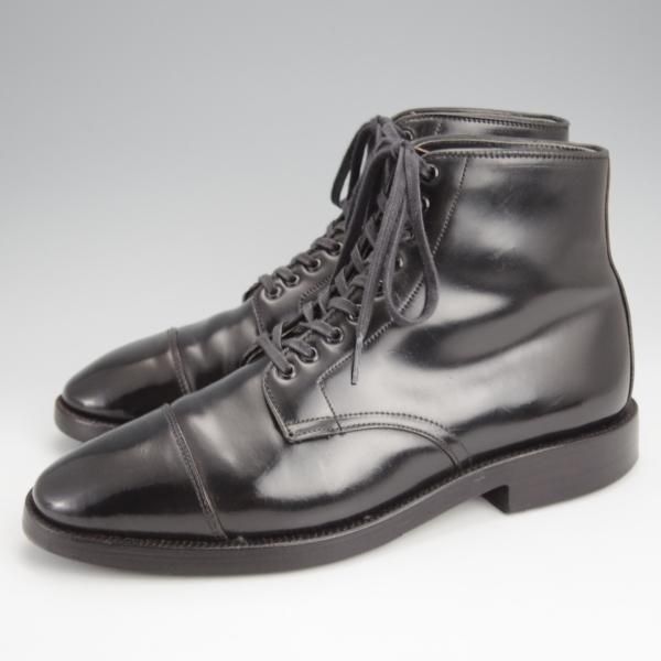 極上★オールデン 6.5D【現行定価18万円程度★コードバン仕様/グラントラスト/4065】ストレートチップ/ブーツ/黒/メンズ/ALDEN★j670