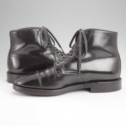 極上★オールデン 6.5D【現行定価18万円程度★コードバン仕様/グラントラスト/4065】ストレートチップ/ブーツ/黒/メンズ/ALDEN★j670