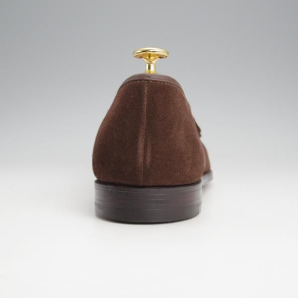 未使用★クロケット&ジョーンズ UK8.5/US9E【貴重★ブルックスブラザーズ別注/Peal&co】コインローファー/濃茶/Crockett&Jones★j673