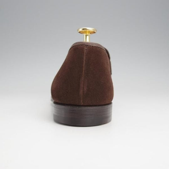 未使用★クロケット&ジョーンズ UK8.5/US9E【貴重★ブルックスブラザーズ別注/Peal&co】コインローファー/濃茶/Crockett&Jones★j673