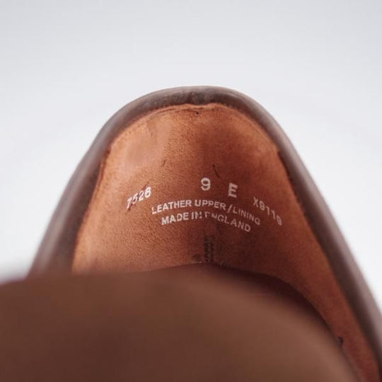 未使用★クロケット&ジョーンズ UK8.5/US9E【貴重★ブルックスブラザーズ別注/Peal&co】コインローファー/濃茶/Crockett&Jones★j673