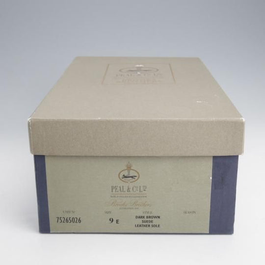 未使用★クロケット&ジョーンズ UK8.5/US9E【貴重★ブルックスブラザーズ別注/Peal&co】コインローファー/濃茶/Crockett&Jones★j673