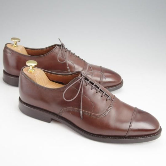 極上★(米)アレンエドモンズ 8.5D【現行定価￥85,800-★パークアベニュー/Park Avenue】ストレートチップ/カーフ/濃茶/ALLEN EDMONDS★j674