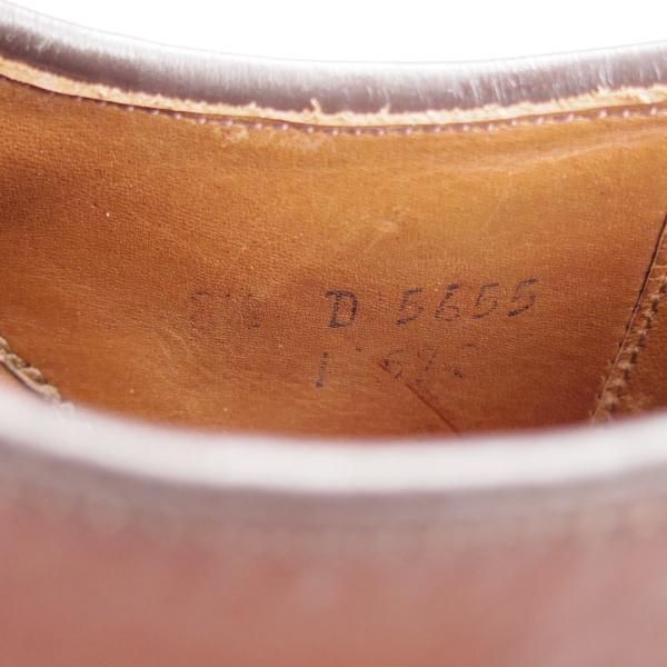 極上★(米)アレンエドモンズ 8.5D【現行定価￥85,800-★パークアベニュー/Park Avenue】ストレートチップ/カーフ/濃茶/ALLEN EDMONDS★j674