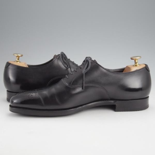 極上★クロケット&ジョーンズ 6.5D【ハンドグレードライン★CONWAY 3/ALKA別注】オックスフォードシューズ/黒/Crockett&Jones★j676