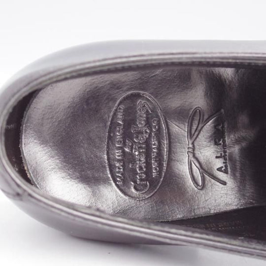 極上★クロケット&ジョーンズ 6.5D【ハンドグレードライン★CONWAY 3/ALKA別注】オックスフォードシューズ/黒/Crockett&Jones★j676