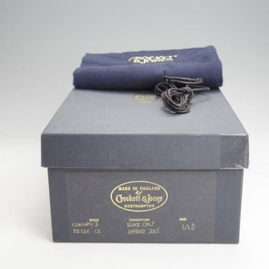 極上★クロケット&ジョーンズ 6.5D【ハンドグレードライン★CONWAY 3/ALKA別注】オックスフォードシューズ/黒/Crockett&Jones★j676