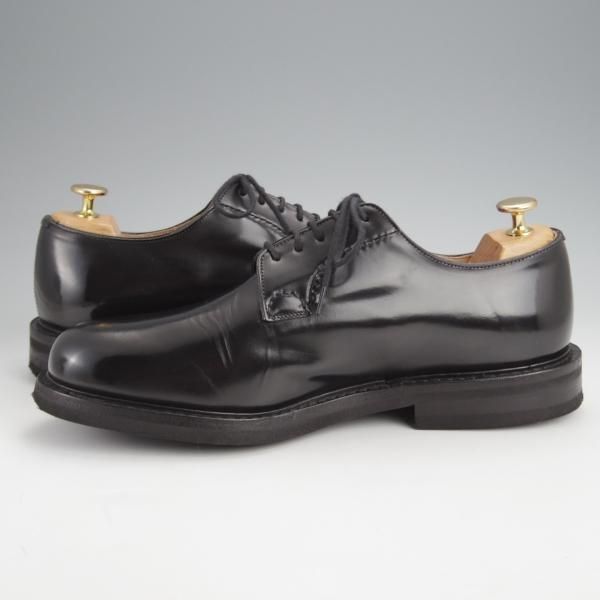 極上★チャーチ 80G/UK8【定価￥181,500-★ライトウェイトソール仕様/SHANNON LW】シャノン/103ラスト/プレーントゥ/黒/Church's★j679