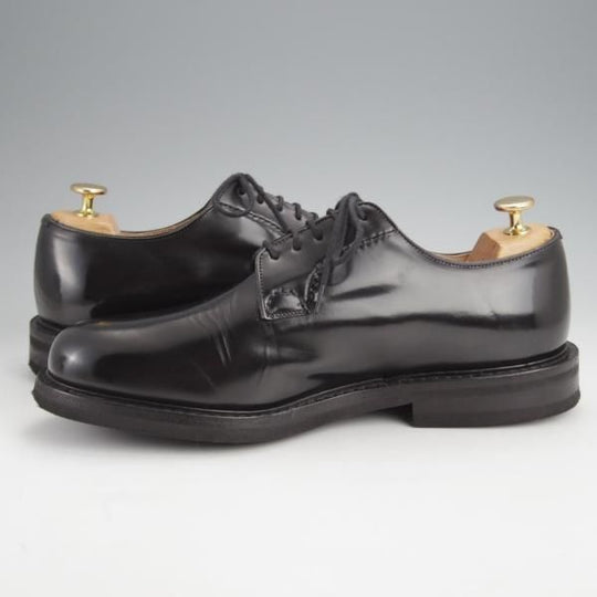 極上★チャーチ 80G/UK8【定価￥181,500-★ライトウェイトソール仕様/SHANNON LW】シャノン/103ラスト/プレーントゥ/黒/Church's★j679