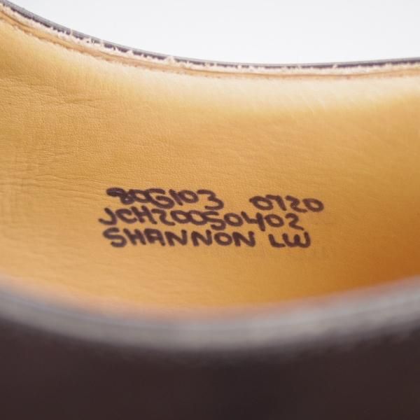 極上★チャーチ 80G/UK8【定価￥181,500-★ライトウェイトソール仕様/SHANNON LW】シャノン/103ラスト/プレーントゥ/黒/Church's★j679