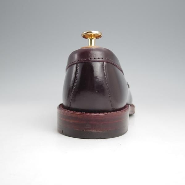 極美品★オールデン 6.5E【現行定価17万円程度★コードバン仕様/D6207】ヴァンラスト/バンラスト/赤茶/コインローファー/ALDEN★j681