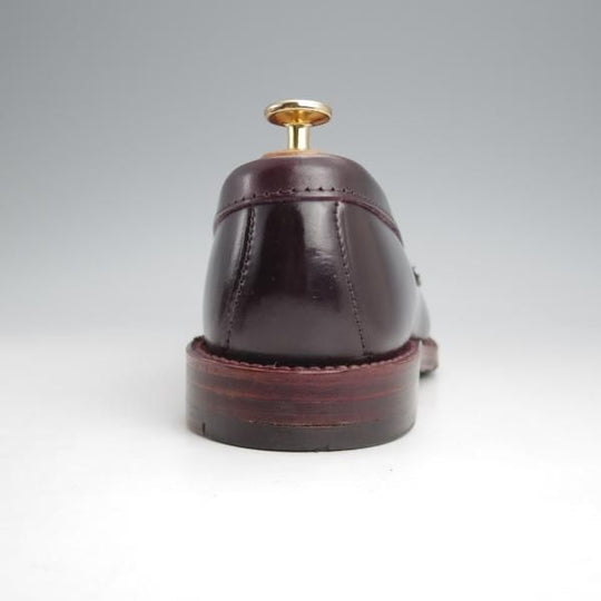 極美品★オールデン 6.5E【現行定価17万円程度★コードバン仕様/D6207】ヴァンラスト/バンラスト/赤茶/コインローファー/ALDEN★j681