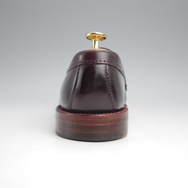 極美品★オールデン 6.5E【現行定価17万円程度★コードバン仕様/D6207】ヴァンラスト/バンラスト/赤茶/コインローファー/ALDEN★j681