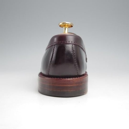 極美品★オールデン 6.5E【現行定価17万円程度★コードバン仕様/D6207】ヴァンラスト/バンラスト/赤茶/コインローファー/ALDEN★j681