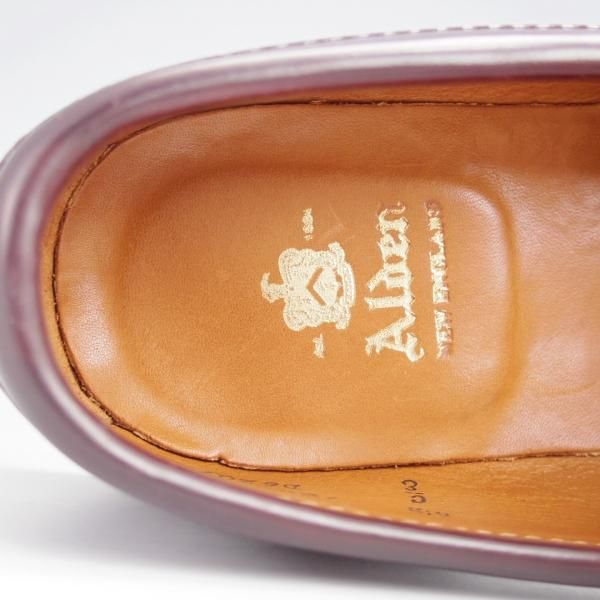 極美品★オールデン 6.5E【現行定価17万円程度★コードバン仕様/D6207】ヴァンラスト/バンラスト/赤茶/コインローファー/ALDEN★j681