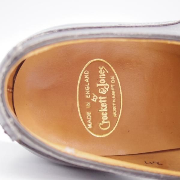 美品★クロケット&ジョーンズ 6.5E【★MONTAGU/317ラスト】Uチップ/カーフ/黒/メンズ/Crockett&Jones★j684