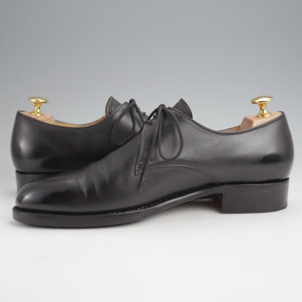 美品★(東欧)VASS/ヴァーシュ SIZE 40【貴重★London 3-eyelet/Vフロント】Fラスト/プレーントゥ/カーフ/黒/メンズ★j687