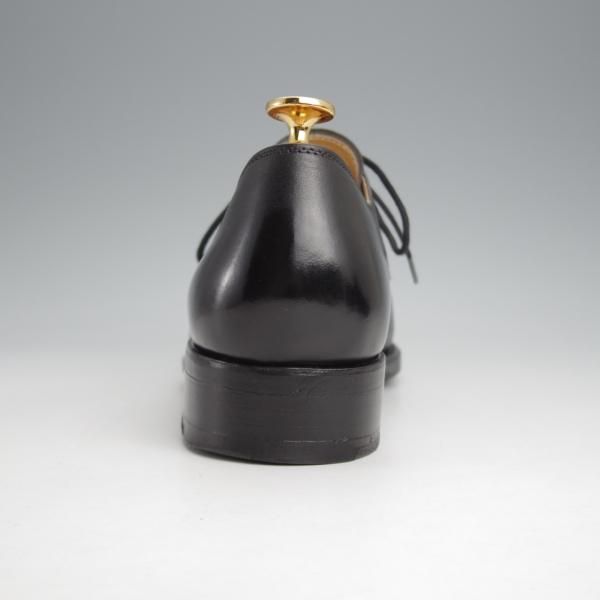 美品★(東欧)VASS/ヴァーシュ SIZE 40【貴重★London 3-eyelet/Vフロント】Fラスト/プレーントゥ/カーフ/黒/メンズ★j687