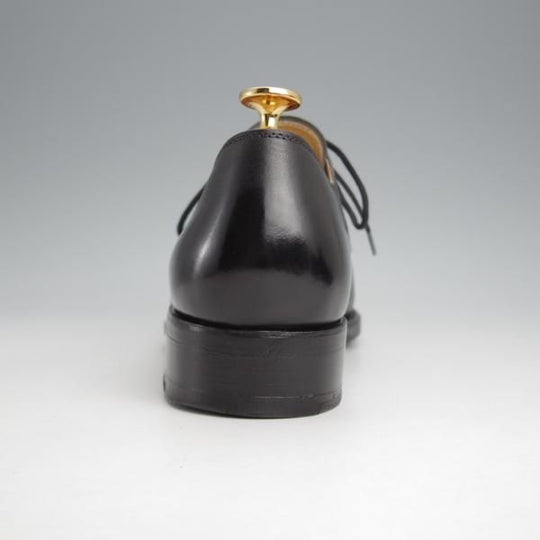 美品★(東欧)VASS/ヴァーシュ SIZE 40【貴重★London 3-eyelet/Vフロント】Fラスト/プレーントゥ/カーフ/黒/メンズ★j687