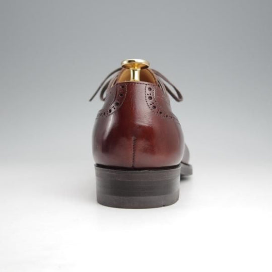 ほぼ未使用★三陽山長 SIZE 7【定価￥83,600-★寿伍郎/R2010ラスト】セミブローグ/カーフ/濃茶/メンズ/JUGORO/Sanyo Yamacho★j688