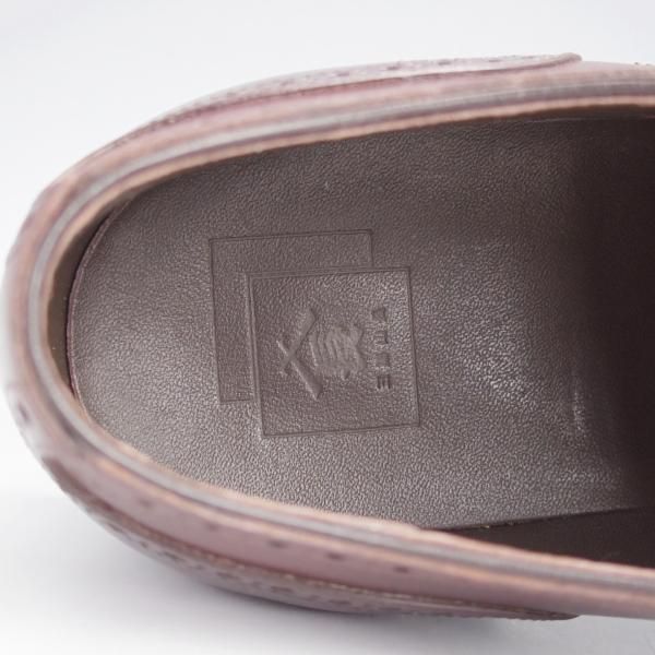 ほぼ未使用★三陽山長 SIZE 7【定価￥83,600-★寿伍郎/R2010ラスト】セミブローグ/カーフ/濃茶/メンズ/JUGORO/Sanyo Yamacho★j688