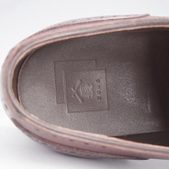 ほぼ未使用★三陽山長 SIZE 7【定価￥83,600-★寿伍郎/R2010ラスト】セミブローグ/カーフ/濃茶/メンズ/JUGORO/Sanyo Yamacho★j688