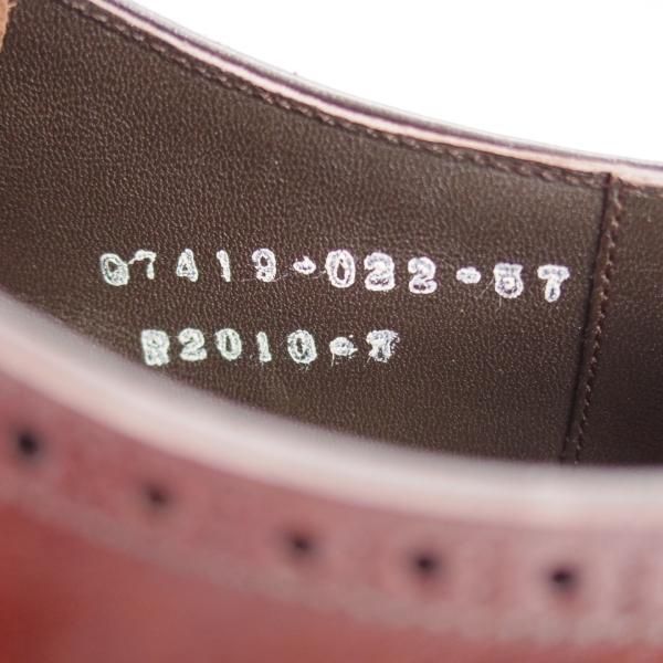 ほぼ未使用★三陽山長 SIZE 7【定価￥83,600-★寿伍郎/R2010ラスト】セミブローグ/カーフ/濃茶/メンズ/JUGORO/Sanyo Yamacho★j688