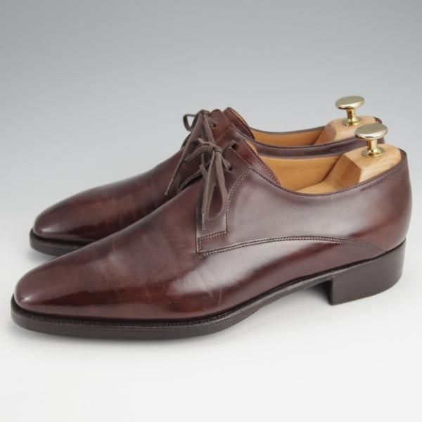 極上★ジョンロブ 6E【現行定価30万円程度★プレステージライン/LUFFIELD/8000ラスト】ミュージアムカーフ/濃茶/JOHN LOBB★j690