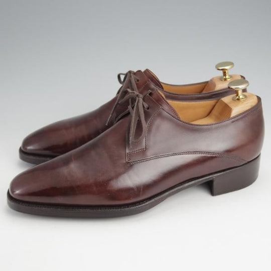 極上★ジョンロブ 6E【現行定価30万円程度★プレステージライン/LUFFIELD/8000ラスト】ミュージアムカーフ/濃茶/JOHN LOBB★j690