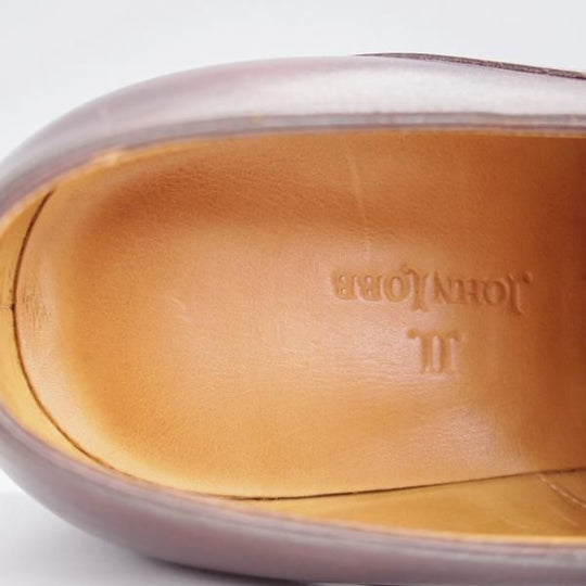 極上★ジョンロブ 6E【現行定価30万円程度★プレステージライン/LUFFIELD/8000ラスト】ミュージアムカーフ/濃茶/JOHN LOBB★j690