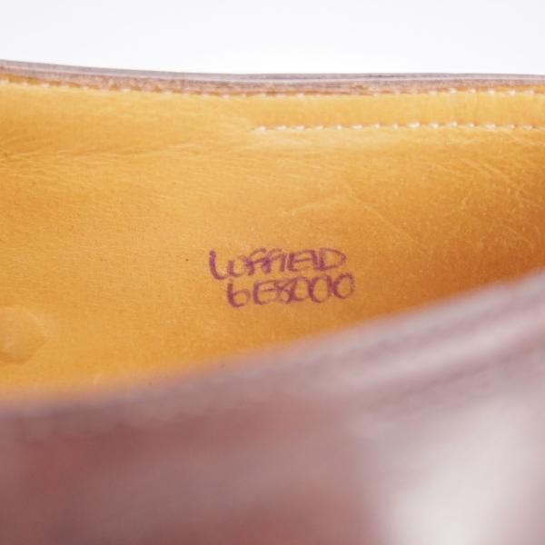 極上★ジョンロブ 6E【現行定価30万円程度★プレステージライン/LUFFIELD/8000ラスト】ミュージアムカーフ/濃茶/JOHN LOBB★j690