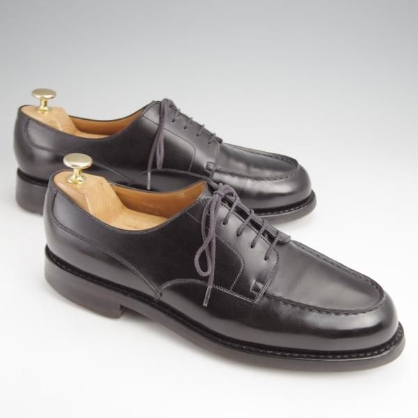 極上★J.M.ウエストン 8D【現行定価￥154,000-★ゴルフ/GOLF】641/31ラスト/Uチップ/ボックスカーフ/黒/Weston/ウェストン★j691