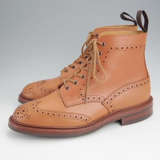 未使用★トリッカーズ SIZE 8【定価￥132,000-★ダイナイトソール仕様/STOW/シーシェイド】ストウ/5634/ブーツ/茶/Tricker's★j692
