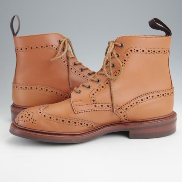 未使用★トリッカーズ SIZE 8【定価￥132,000-★ダイナイトソール仕様/STOW/シーシェイド】ストウ/5634/ブーツ/茶/Tricker's★j692