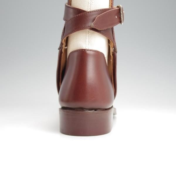 未使用★(英)シュナイダーブーツ SIZE 6【極希少★ジョッパーブーツ/キャンバス×カーフ】52ラスト/BRACKEN/茶/SCHNIEDER BOOTS★j693