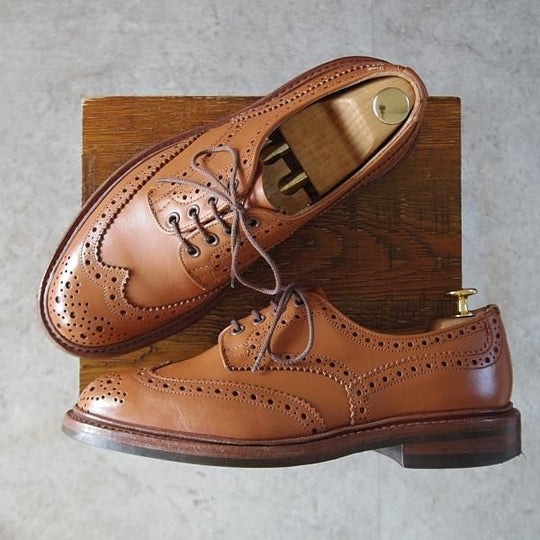 極上★トリッカーズ SIZE 7.5【定価￥121,000-★ダイナイトソール/BOURTON/シーシェイド】C Shade/カントリーシューズ/Tricker's★j695