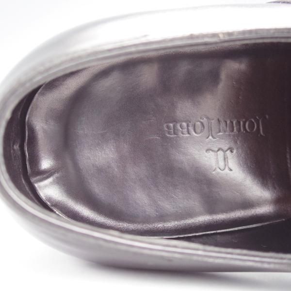 極上★ジョンロブ 6D【現行定価30万程度★プレステージライン/PORTMAN/スキンステッチ】7000ラスト/Uチップ/カーフ/黒/JOHN LOBB★j696