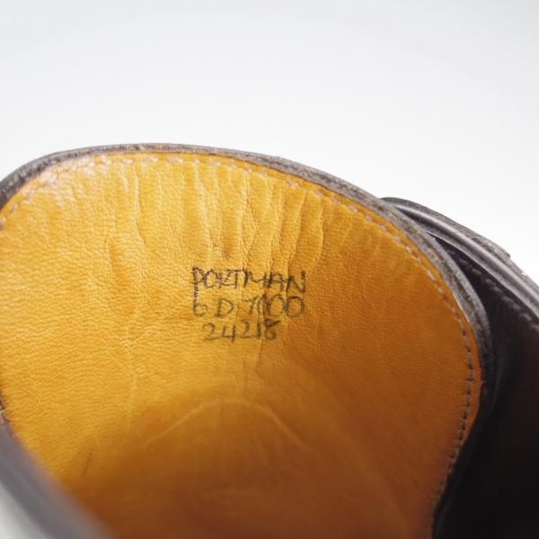 極上★ジョンロブ 6D【現行定価30万程度★プレステージライン/PORTMAN/スキンステッチ】7000ラスト/Uチップ/カーフ/黒/JOHN LOBB★j696