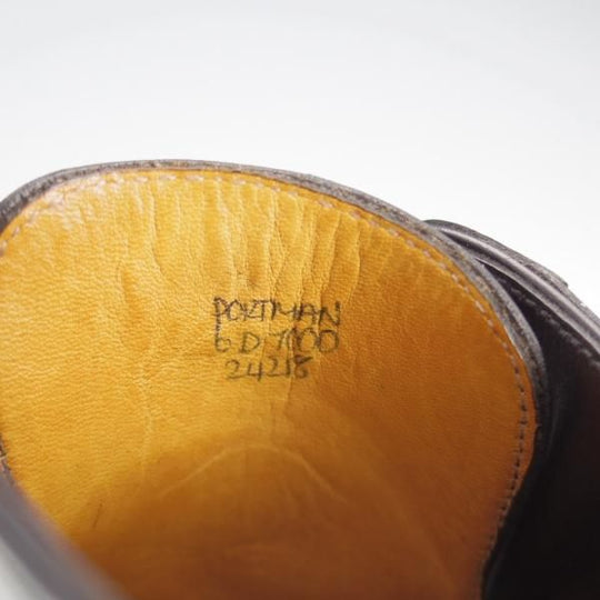 極上★ジョンロブ 6D【現行定価30万程度★プレステージライン/PORTMAN/スキンステッチ】7000ラスト/Uチップ/カーフ/黒/JOHN LOBB★j696