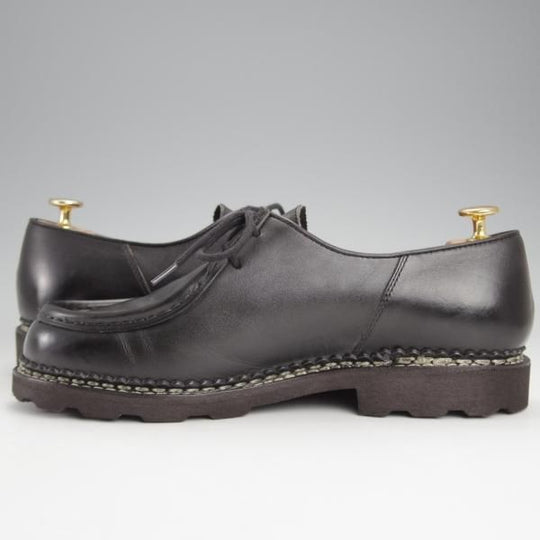 極美品★パラブーツ SIZE 41.5【定価￥94,600-★ミカエル/MICHAEL】チロリアンシューズ/リスレザー/NOIR/黒/Paraboot★j698