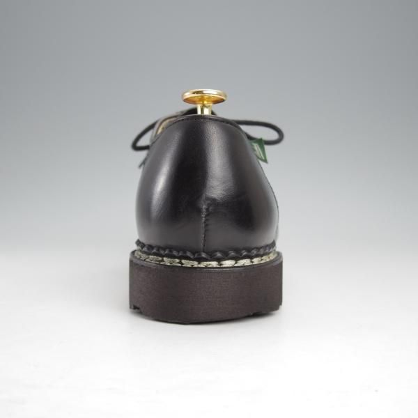 極美品★パラブーツ SIZE 41.5【定価￥94,600-★ミカエル/MICHAEL】チロリアンシューズ/リスレザー/NOIR/黒/Paraboot★j698