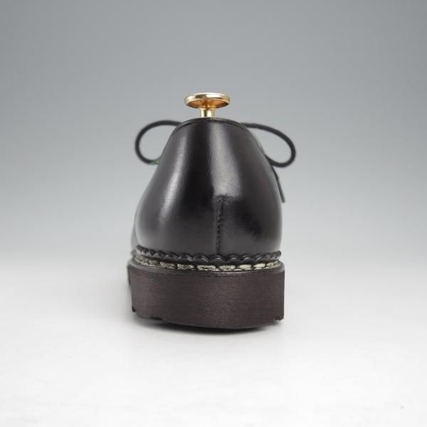 極美品★パラブーツ SIZE 41.5【定価￥94,600-★ミカエル/MICHAEL】チロリアンシューズ/リスレザー/NOIR/黒/Paraboot★j698