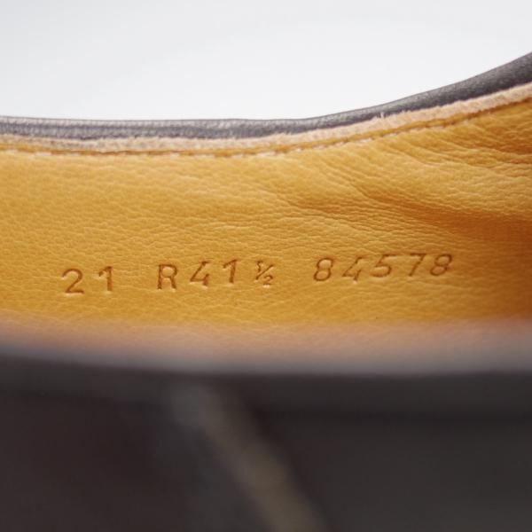 極美品★パラブーツ SIZE 41.5【定価￥94,600-★ミカエル/MICHAEL】チロリアンシューズ/リスレザー/NOIR/黒/Paraboot★j698