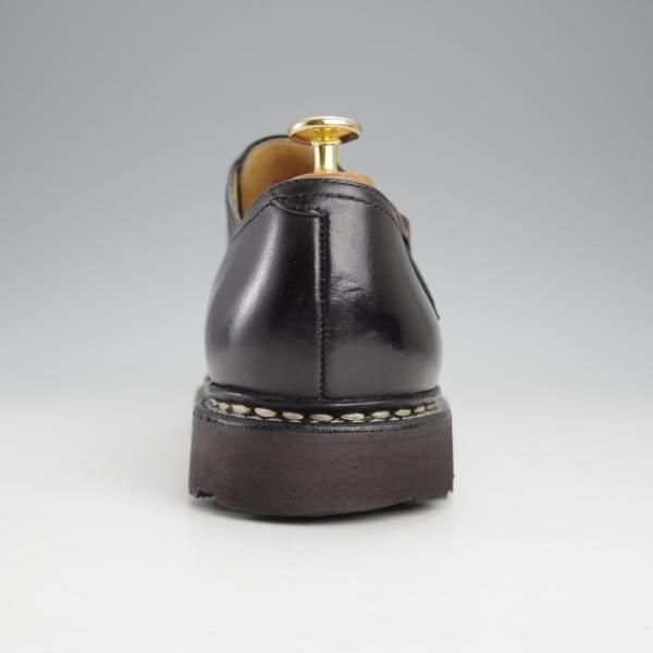 極美品★パラブーツ SIZE 8【定価￥96,800-★ウィリアム/WILLIAM】マルシェソール/ダブルモンク/リスレザー/NOIR/黒/Paraboot★j699